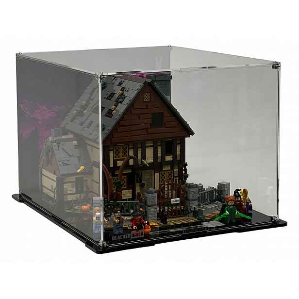 Vitrína s pozadím Blacked Brick pro Lego 21341 Ideas Disney Hokus Pokus Chata