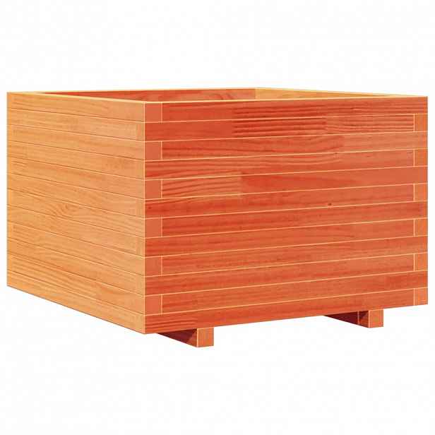 vidaXL Zahradní truhlík voskově hnědý 70x70x49,5 cm masivní borovice