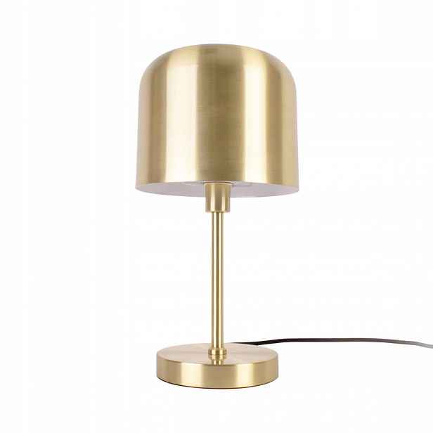 Kovová Stolní Lampa Zlatá Minimalistická Capa 20X39,5 CM E14