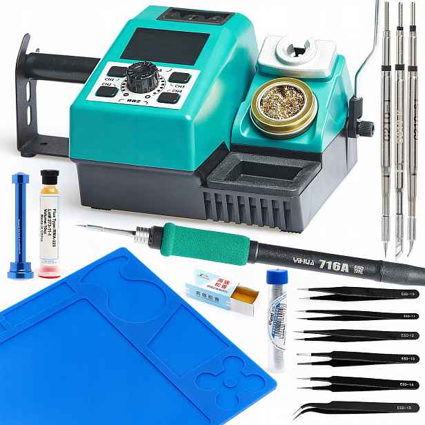 Pájecí Stanice Yihua 982 Systém C210 T210 Přesná 3 Hroty Sada