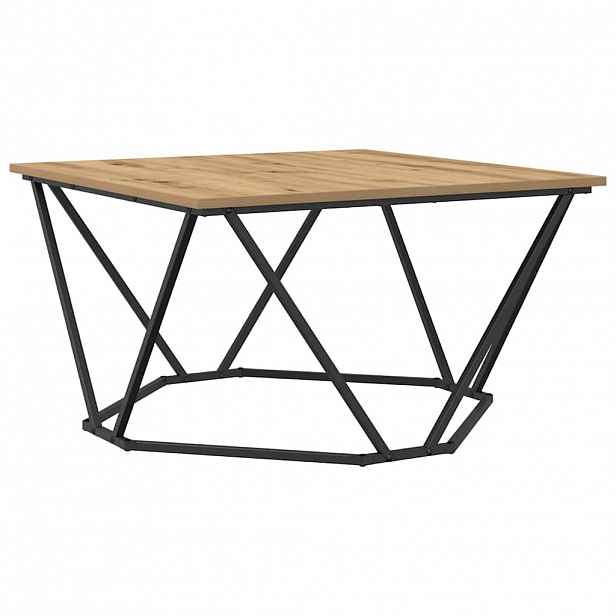 vidaXL Konferenční stolek Artisanový dub 80 x 80 x 45 cm