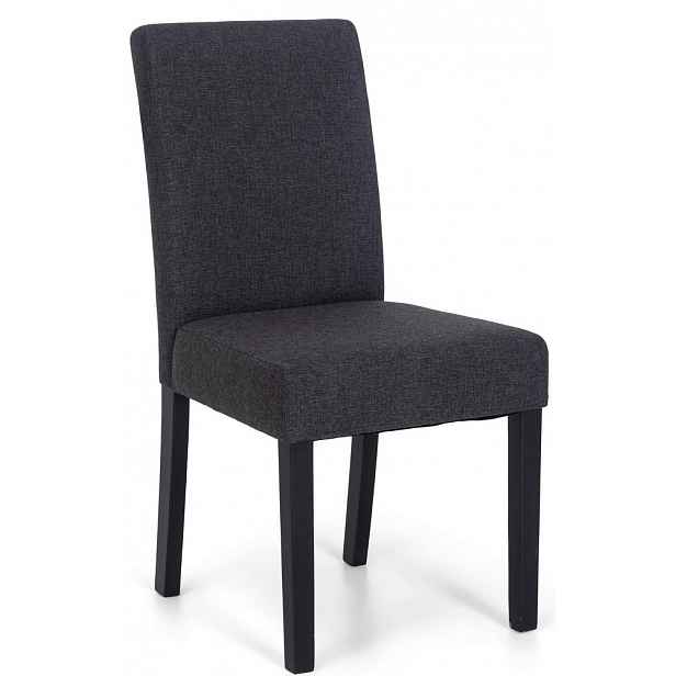 Jídelní židle Tempa Mini, antracitová tkanina - 45x89x54 cm