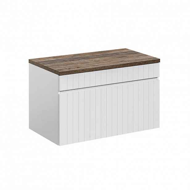 Petits-meubles SKŘÍŇKA POD UMYVADLO 80cm Zelie Bílá