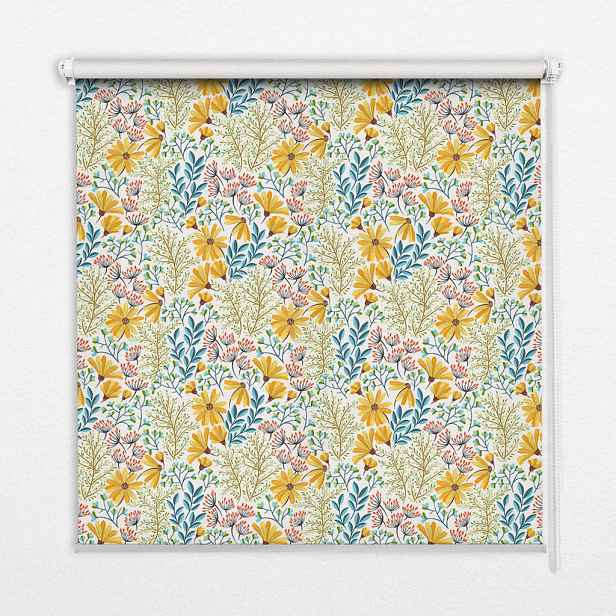TULUP VNITŘNÍ roleta - okenní roleta - roleta - 60x140 cm - Květiny