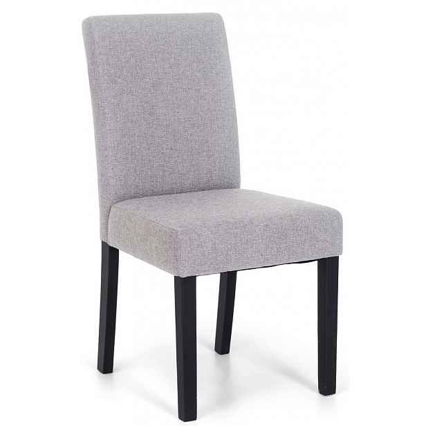 Jídelní židle Tempa Mini, světle šedá tkanina - 45x89x54 cm