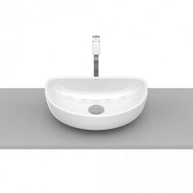 Roca Optica umyvadlo na desku 45x30 cm bez otvoru pro baterii, bez přepadu A327C10000