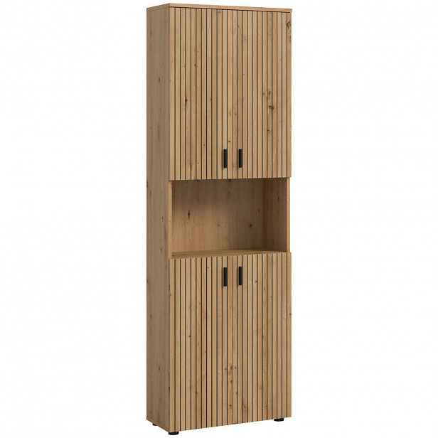 MID.YOU VYSOKÁ SKŘÍŇ, dub artisan, dub artisan, 60/192/30 cm
