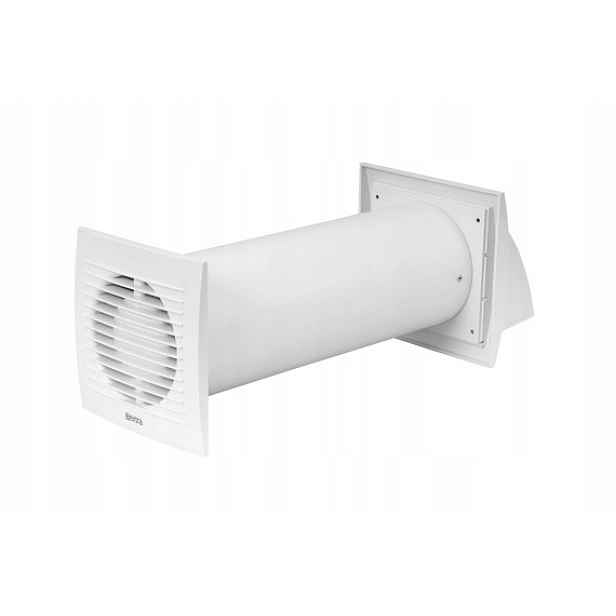 Nástěnný rekuperátor E-extra EER125WP bílý 30 m³/h na šňůrku