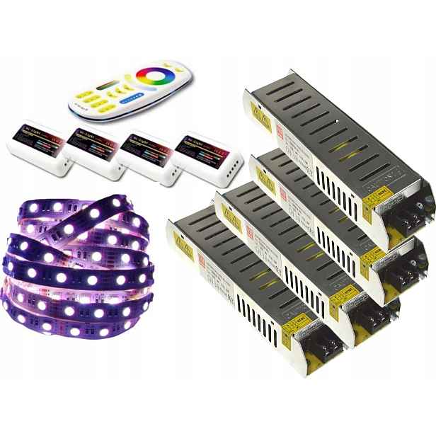 Sada Led pásek 5050 Rgbw 4v1 barva přírodní bílá Mi-light MiBoxer 40 m