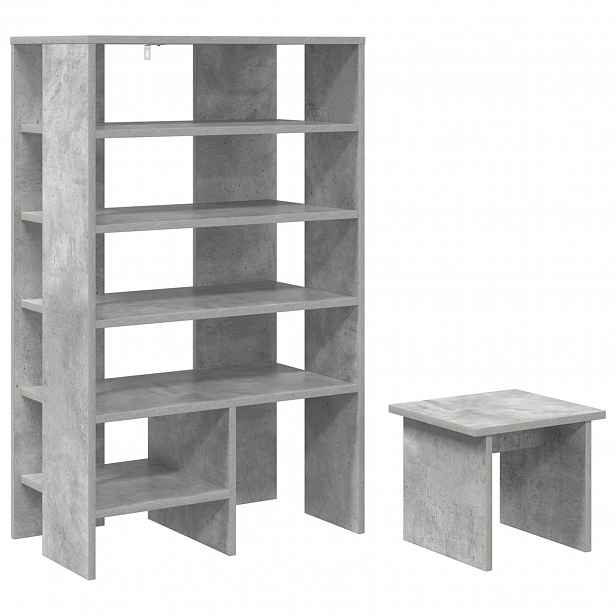 vidaXL Skříň na obuv 2 ks 62 x 35 x 100 cm Kompozitní dřevo