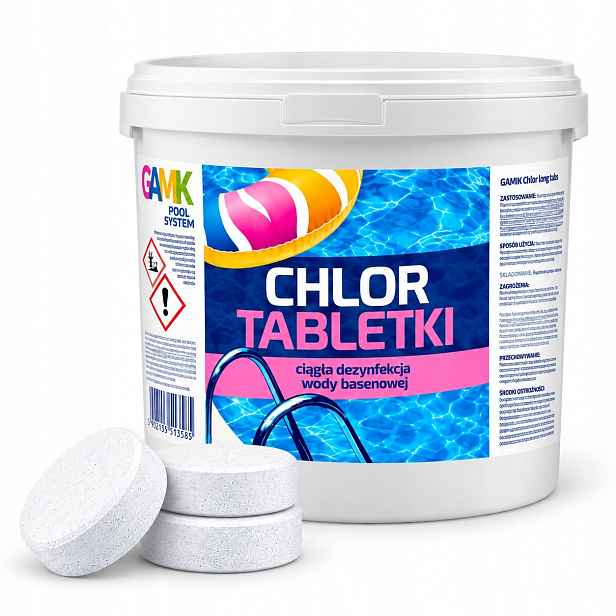 Chlorové Bazénové Tablety 200 G 3 Kg 15 Ks Chemie Pro Stálou Dezinfekci Vody