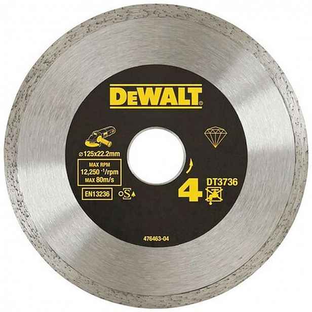 DeWALT - Diamantový řezný kotouč na obklady 125x22,2 mm DT3736