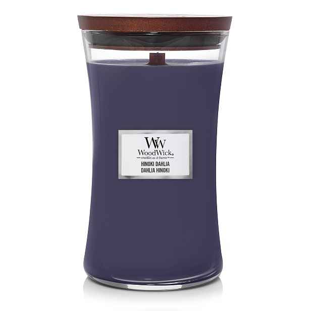 WoodWick svíčka Hinoki Dahlia 609,5 g