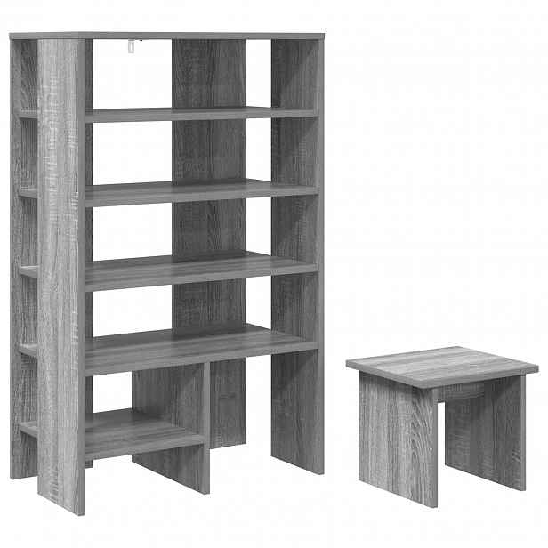 vidaXL Skříň na obuv 2 ks 62 x 35 x 100 cm Kompozitní dřevo