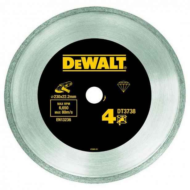 DeWALT - Diamantový řezný kotouč na obklady, 230x22,2 mm DT3738