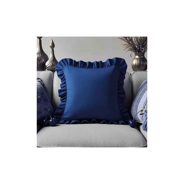 Povlak na polštář s příměsí bavlny 40x40 cm Ruffled – Mila Home