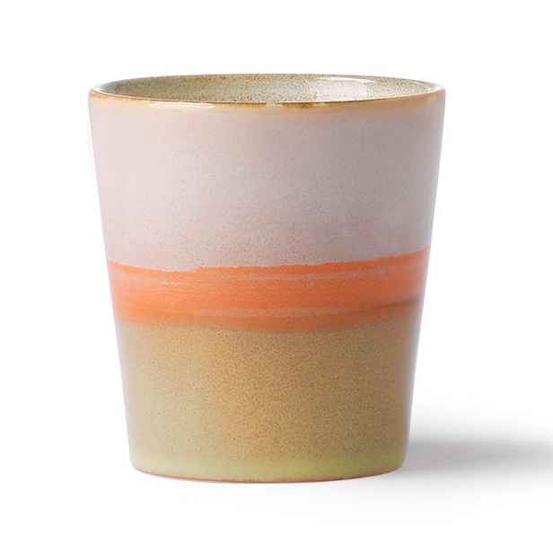Barevný retro hrnek na kávu Mars - Ø 7,5*8cm    HKLIVING