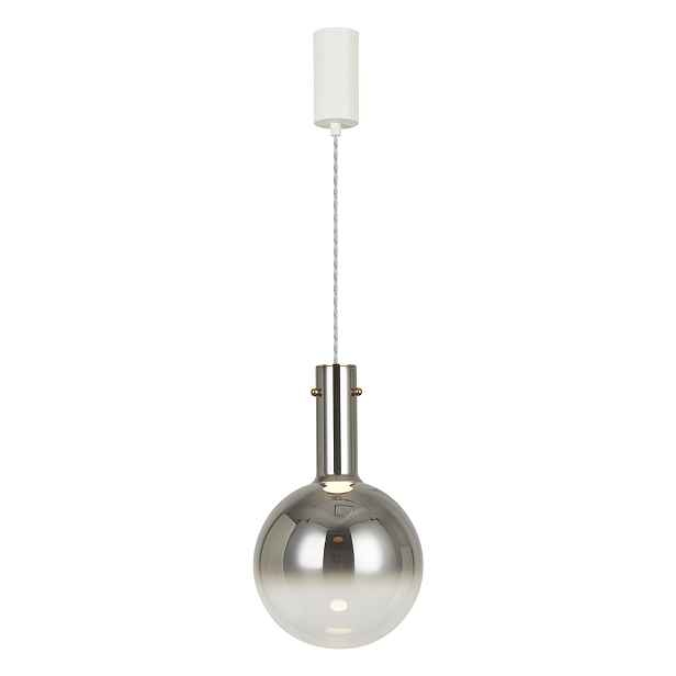ML0327 Chromová skleněná lampa koule 25 cm 1xGU10 Toronto Eko-light