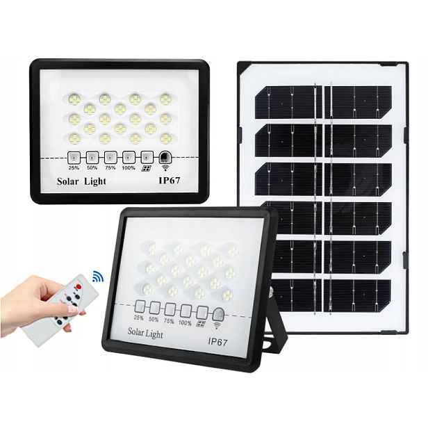 Silný solární halogenová zahradní Led lampa 30W IP67