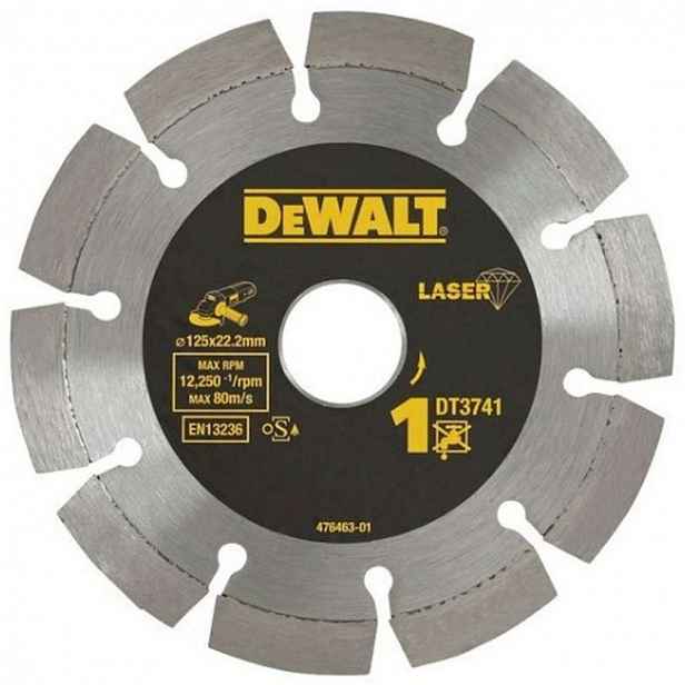DeWALT - Řezný kotouč na běžné stavební materiály 125x22,2 mm DT3741