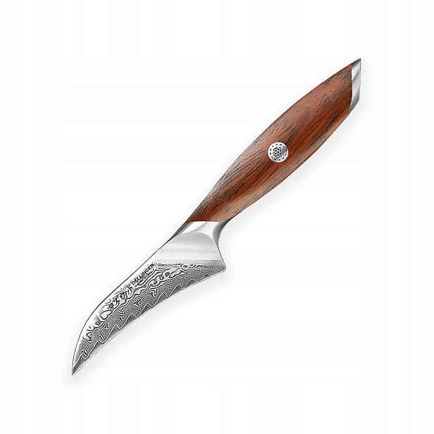 Kuchyňský loupací nůž Paring 100 mm Dellinger Rose Wood Damascus