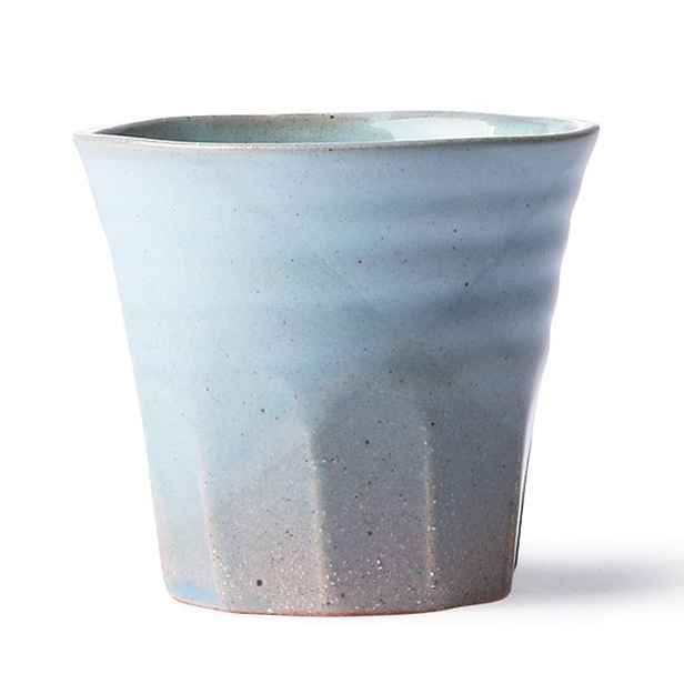 Modro šedý hrnek Bold & Basic - Ø 9*8cm  - 250ml HKLIVING