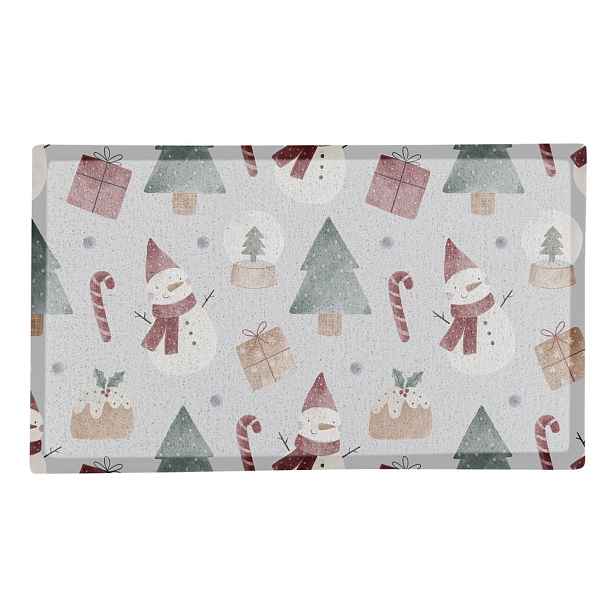 Rohožka s vánočním motivem 40x70 cm Snowman – Artsy Doormats