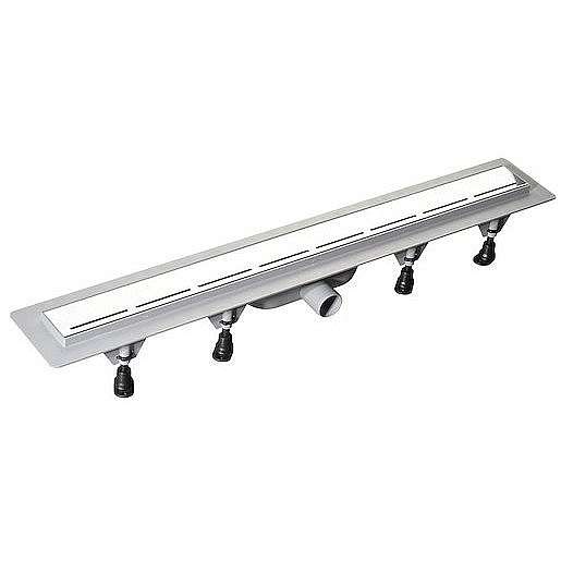 Sprchový žlab Polysan 76 cm polypropylen šedá lesk lines 71674