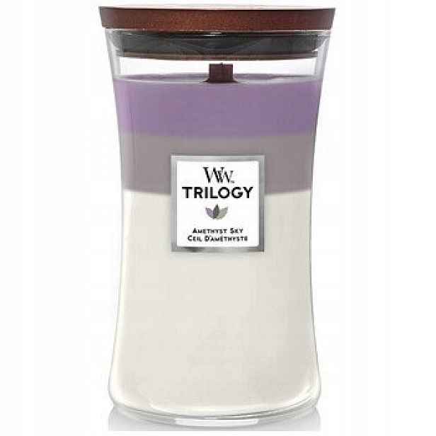 WoodWick Amethyst Sky Trilogy Vase Scented candle 275.0 g