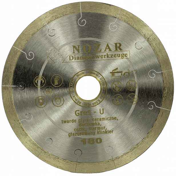 Diamantový kotouč Nozar Gres-u 180 mm