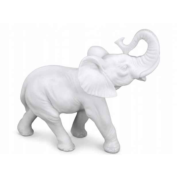 Figurka slona Kleofase z řeckého alabastru 26 cm