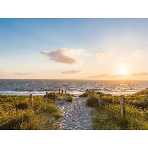 Obraz na plátně Písečná cesta k moři, 61x46 cm