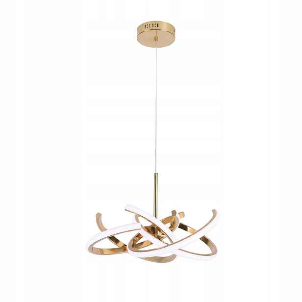 Závěsná Led lampa Spider Zlatá 36 W Light Prestige