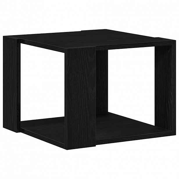 vidaXL Konferenční stolek Černý dub 40 x 40 x 30 cm Kompozitní dřevo