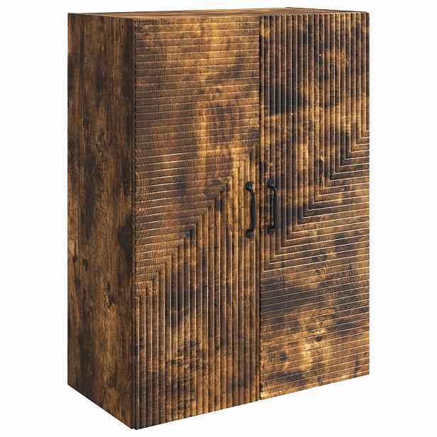 vidaXL Nástěnná skříň Kouřový dub 66 x 34,5 x 90 cm Kompozitní dřevo