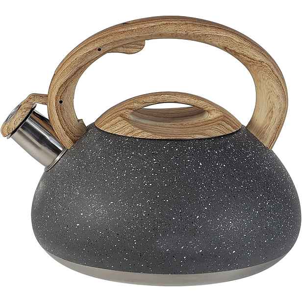 PROHOME - Čajník 3l 22x22x20cm dřevo mramor