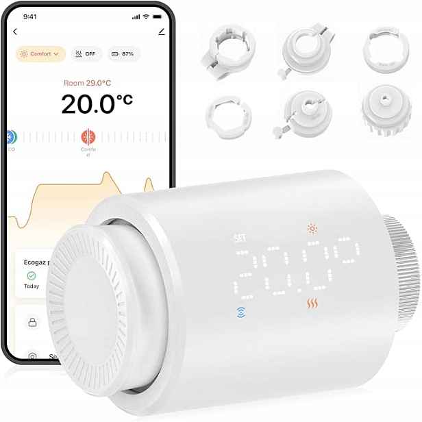 Termostatický regulátor teploty EZAIoT Ez-trv ZigBee