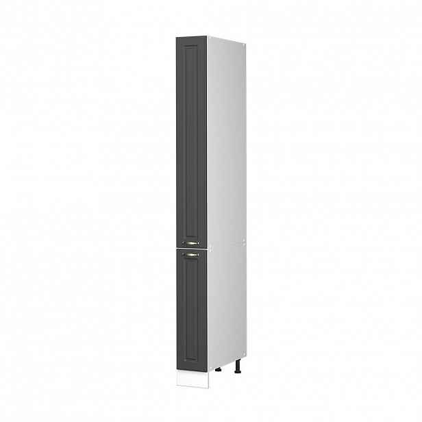 Vicco LÉKÁRNIČKOVÁ SKŘÍŇKA Fame-Line, Anthrazit-Gold Landhaus/Bílá, 20 cm