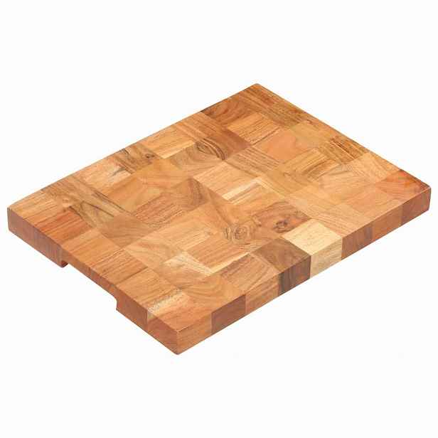 vidaXL Prkénko na krájení potravin 40 x 30 x 3,8 cm masivní akácie