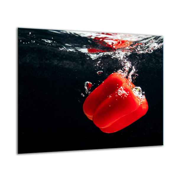 7v1 Skleněná Ochranná Deska Na Sporák 60x52 Paprika