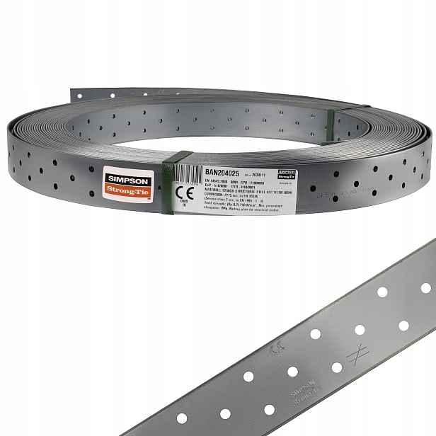 Koncentrovaná perforovaná páska 40 x 2 mm x 25 m Simpson BAN204025