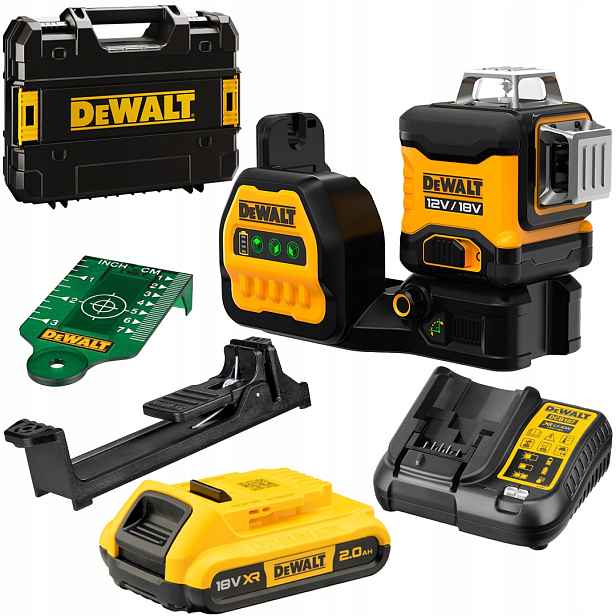 Křížový laser zelený 12/18V DeWALT DCE089D1G18