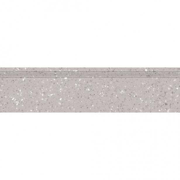 Schodovka Rako Porfido šedá 30x120 cm mat / lesk DCPVD811.1
