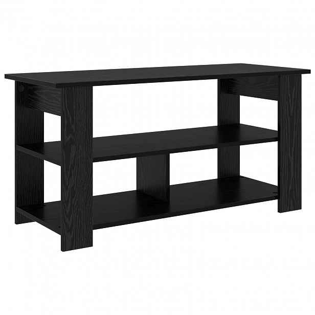 vidaXL Stojan na TV Černý dub 100 x 40 x 50 cm