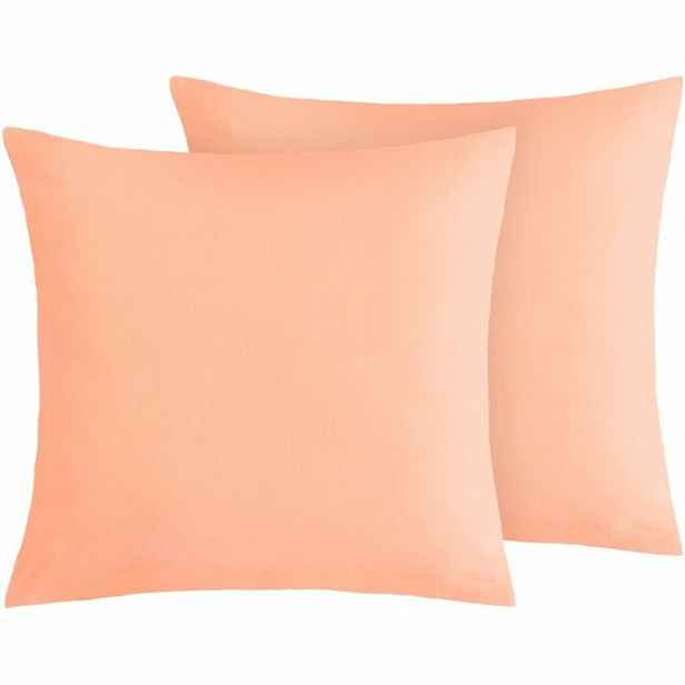 Bellatex Bavlněné povlaky na polštář oranžová, 40 × 40 cm, 2 ks, 40 x 40 cm