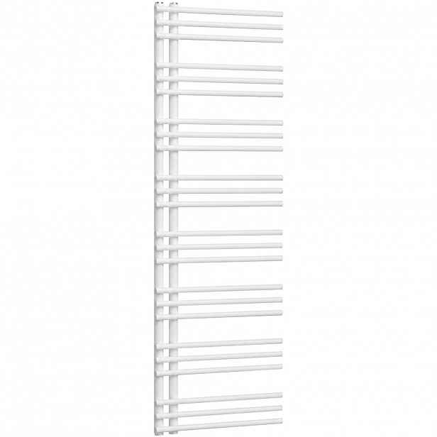 Koupelnový radiátor Burke - L/P - asymetrické připojení 50mm - 574 W - bílá lesklá - 1600x500 mm
