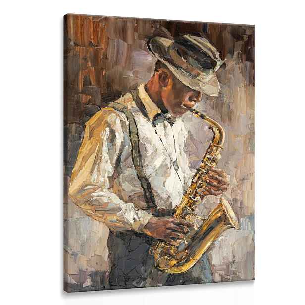 Muralo OBRAZ NA PLÁTNĚ Žena Portrét Tvář Květiny 30/40 cm