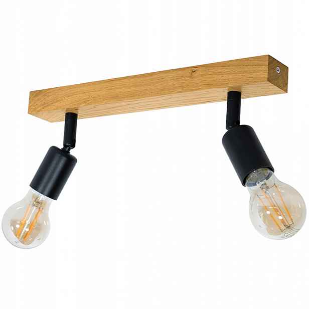 Nástěnná závěsná lampa Dubová Retro 35x14 cm E27 Pohyblivá Nástěnný