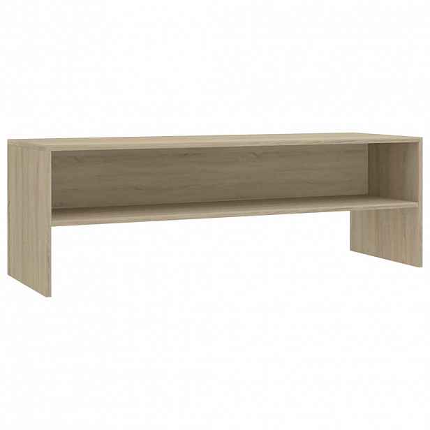 vidaXL TV stolek dub sonoma 120 x 40 x 40 cm kompozitní dřevo