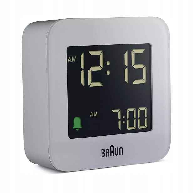 Budík Braun BC08 alarm podsvícení LCD